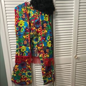 Floral Multicolor Hippie outfit for Halloween